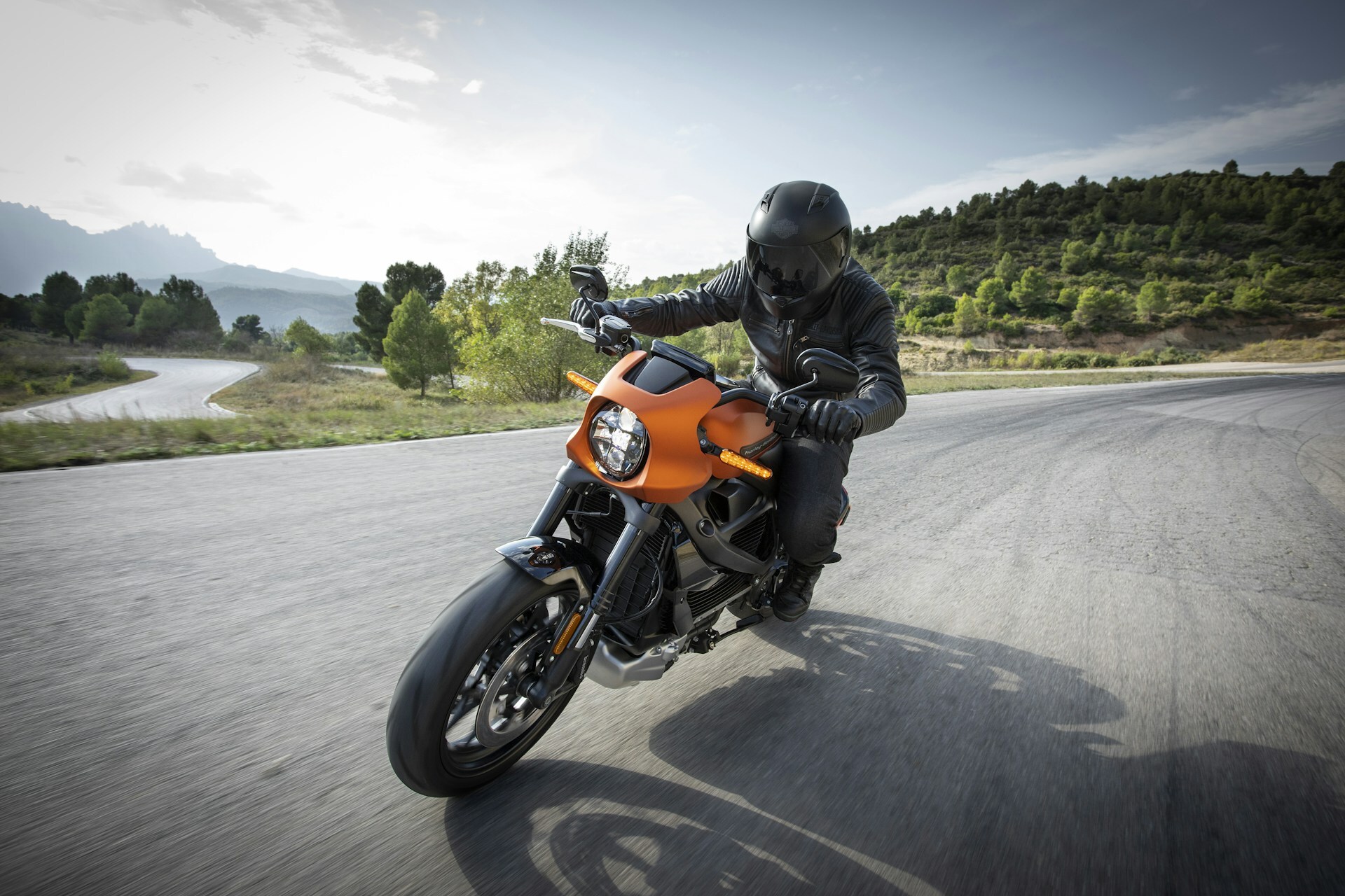 person riding a motorcycle
